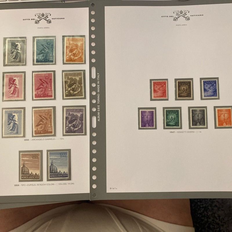Vatican Air Mail 3 Sets MNH