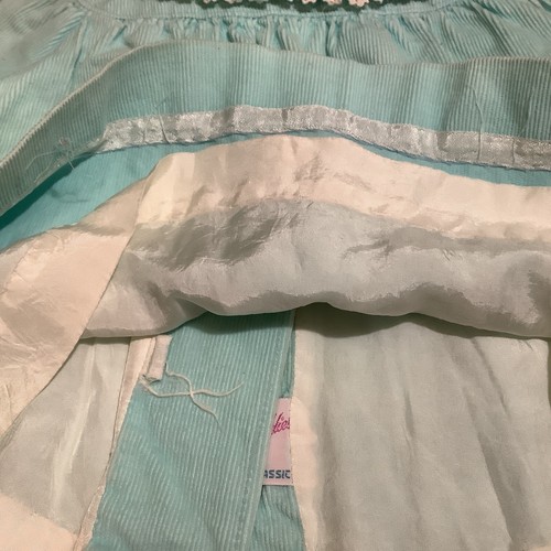 Vintage Kleinkind KUTE KIDDIE CLASSIC hellblau Cord Mantel Union Made ILGWU - Bild 6 von 8