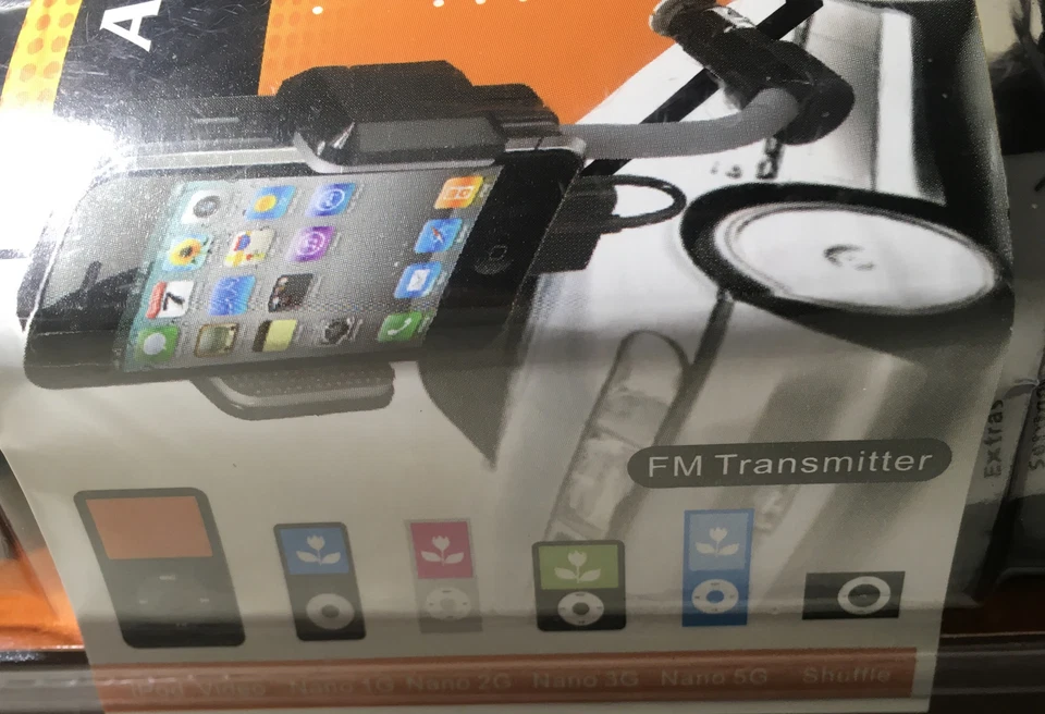 I Phone Cell Phone Hands Free All-In-One FM Transmitter Car Kit 4 Ipod / Touch - Image 3 of 4