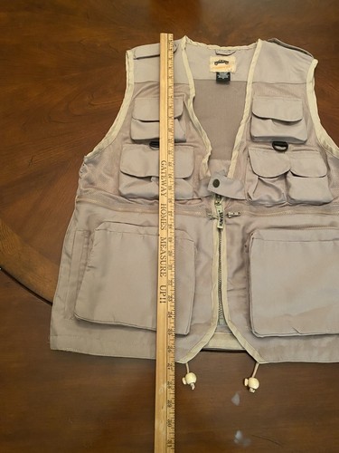 Humvee by CampCo Safari Photo Vest Khaki New With Tags / Medium Vintage - Picture 9 of 10