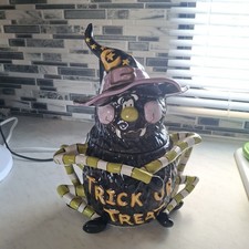 Blue Sky Clayworks Spider Witch Cookie Jar RA...