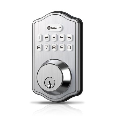 Smart Digital Electronic Deadbolt Door Lock Keyless Entry Auto Lock 100 Custo
