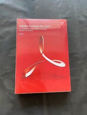 Adobe Acrobat Pro 2017 Full Version  Perpetual License 2 PCs  DVD Windows New