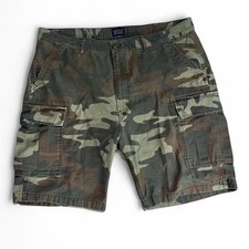Levi's Two Horse Brand Y2K Camo Cargo Shorts Casual Gorpcore Hunting