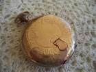 Waltham Antique 14K GF Fancy Hunter Case Pocket Watch for Repair
