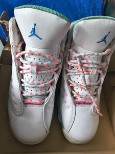 Air Jordans Retro 13 GS Aurora Green 5.5 Used