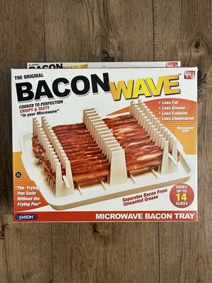 The Original Bacon Wave Microwave Bacon Tray As Seen on TV Brand - NIB