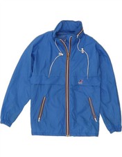 K-WAY Womens Rain Jacket UK 10 Small Blue Polyamide DF35