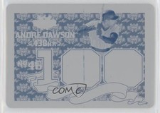 2024 Leaf Lumber The Home Run 100 Printing Plate Cyan 1/1 Andre Dawson HOF 10k8