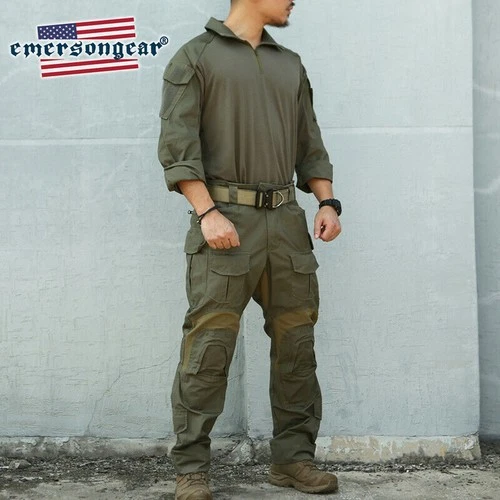 Emerson Ranger Green G3 Combat Tactical Shirt Pants Set Men BDU Military Uniform