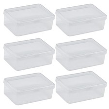 6PC Small Plastic Storage Container Box DIY Coins Screws Jewelry Travel Beads