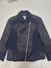 Cache Zipper Blazer Size 10