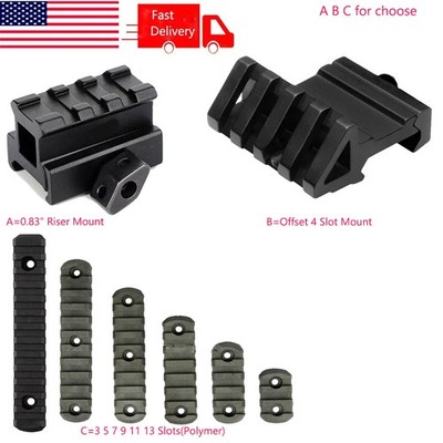 45 Degree Offset 4 Slot Mount /3 Slot Mount/3/5/7/9/11/13 Slots Polymer Section