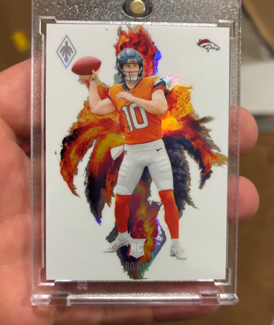 2024 Bo Nix Panini Phoenix Color Blast Rookie NM