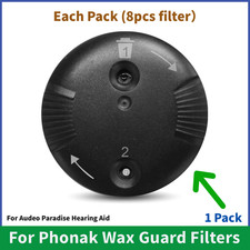 Confezione da 1-50 filtri protezione cera per apparecchi acustici Phonak Marvel per Audeo Paradise lotto