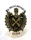Old DeMolay Youth Boys Masonic Fraternal Club Rare Mother's 8" Clear Glass Plate — photo 2