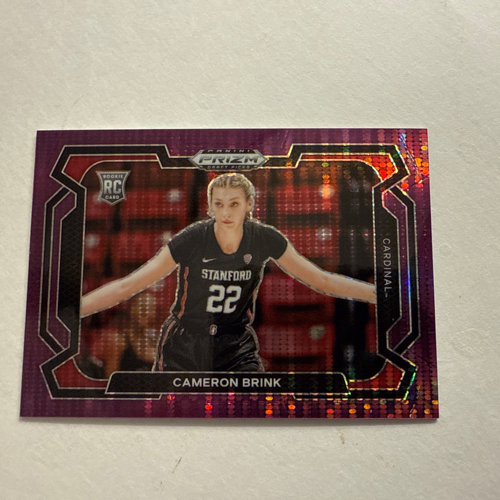 2024 Panini Prizm Draft Picks - Cameron Brink #89 Purple Pulsar Prizm /55 (RC)