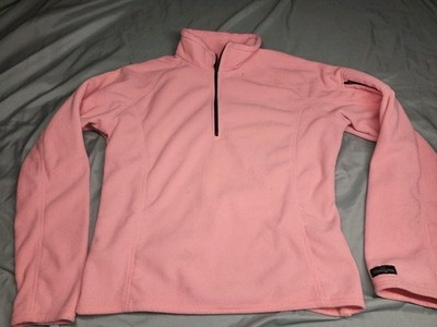 Wintergreen Women's Large Polartec Northern Wear Fleece Zip- Up Handmade 