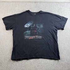 VTG Sweeny Todd The Demon Barber Of Fleet Street Movie Promo Shirt SZ L Boxy