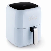 Charmi AirMaster 5QT Air Fryer Pastel Blue Digital Touchscreen Retro New