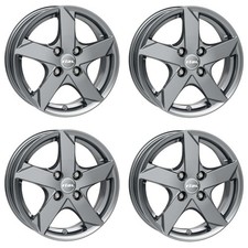 4 Rial Felgen Kodiak 5.5Jx14 ET35 4x100 GRAP für VOLKSWAGEN Caddy cross UP! e-UP