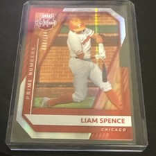 2021 Panini Elite Extra Edition #154 Liam Spence Prime Numbers C Die Cut 88/184