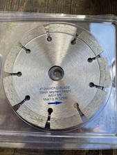 (TOA) 4&rdquo; Diamond Blade With 10mm Segment Height 5/8&rdquo; Arbor Max RPM 12000