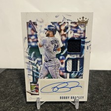 2020 Diamond Kings DK Material Signatures Gold #DKMS-BY Bobby Bradley /99 Auto