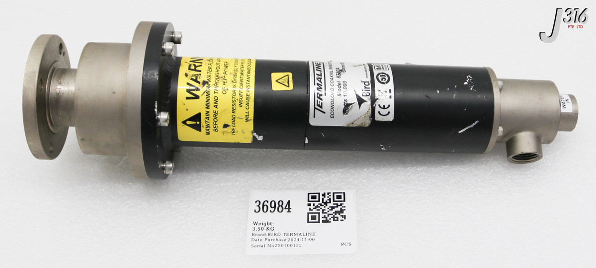 36984 BIRD TERMALINE ECONOLOAD COAXIAL RESISTOR 10000 WATTS 36984 BIRD TERMALINE ECONOLOAD COAXIAL RESISTOR 10000 WATTS