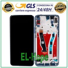DISPLAY LCD FRAME PER HUAWEI P SMART Z STK-LX1 STK-LX2 STK-L21 TOUCH VETRO BLU