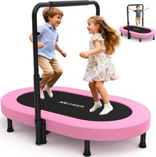 56'' Kids Trampoline,220lb Capacity,Indoor/Outdoor Excercise Funny Trampoline 