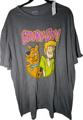 NWT Scooby-Doo Shaggy T-Shirt XXL Gray Heather Graphic Tee Hanna-Barbera