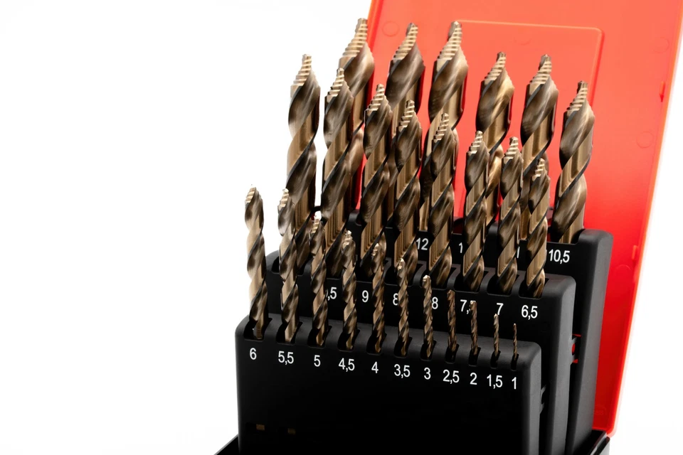 BAER Spiralbohrer Set HSSE-Co5 1-13 mm | 25-tlg. Turbo Centrix | Metallbohrer - Bild 4 von 4