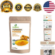 8 oz Organic Turmeric Powder - Fresh, Pure, and Sustainable Sourced
