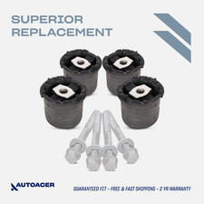 AUTOACER - 8p Rear Axle Subframe Mounts Bushings Bolts For BMW X5 X6 E53 E71 E72