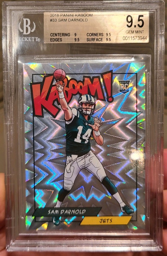 Sam Darnold Panini Rookie Kaboom 2018