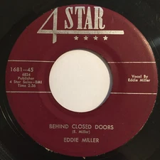 Eddie Miller - Married Man's Lies 7" Single Vinyl 1955 VERY GOOD (VG)