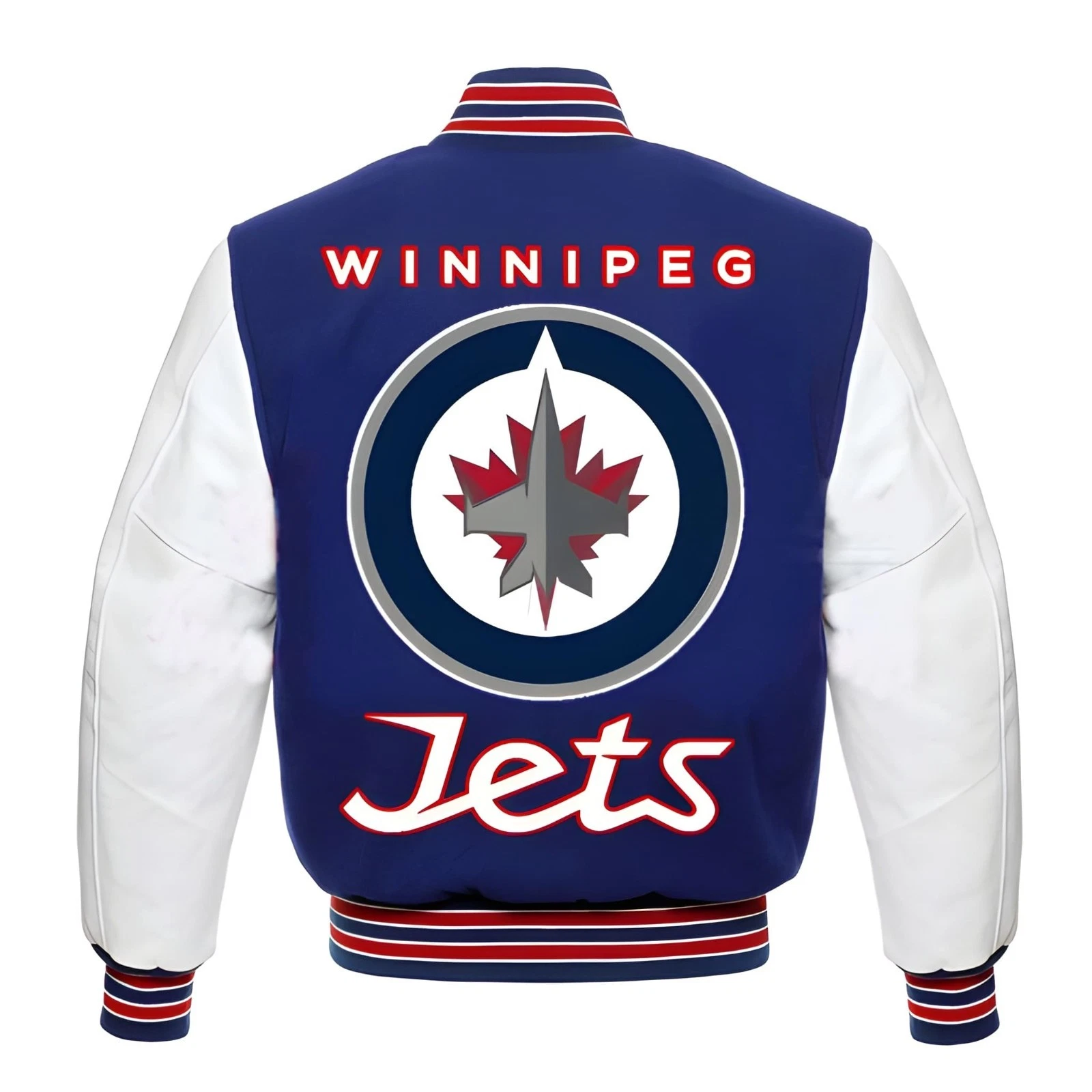 Winnipeg Jets Baseball Jacket, Baseball Jacket Gift for Fan