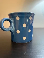 Fiesta Lapis with White Polka Dots Mug, Fiestaware Outlet Exclusive - HLCCA