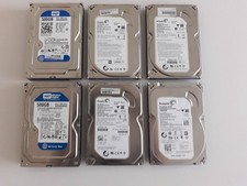 3,5 SATA Festplatten Konvolut_5 x 500GB_1 x 1...