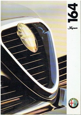 ALFA ROMEO 164 3.0 V6 24v SALOON ORIGINAL 1993 FACTORY UK SALES BROCHURE