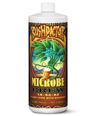 FoxFarm Bush Doctor Microbe Brew  Liquid Microbial Inoculant for Plants  Enha...