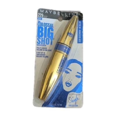 MAYBELLINE THE COLOSSAL BIG SHOT MASCARA 229 BOOMIN IN BLUE 