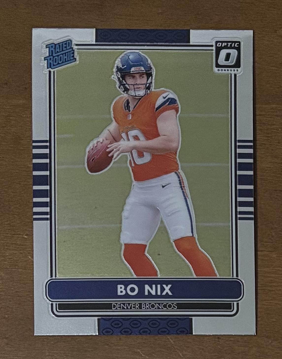 2024 Donruss Optic Bo Nix 2014 Retro Series Rated Rookie #6 Broncos