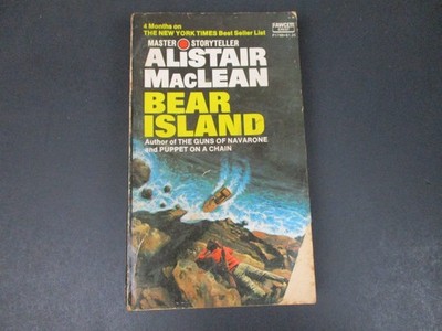 Bear Island by Alistair MacLean 1972 Fawcett Crest Paperback Thriller PB