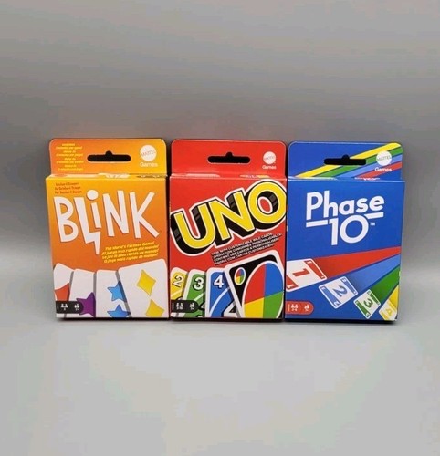 MATTEL BLINK Gioco Di Carte Veloce - Set Da 3 Mazzi Per Riflessi E Velocità - 4