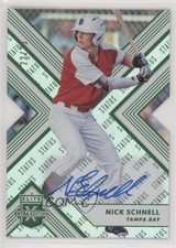 2018 Elite Extra Edition Status Emerald Die-Cut 22/25 Nick Schnell #31 Auto 0c2