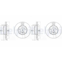 2X Delphi Bremsscheiben 332Mm BelÜFtet Vorne Passend FüR BMW X3 X5 | BG3628