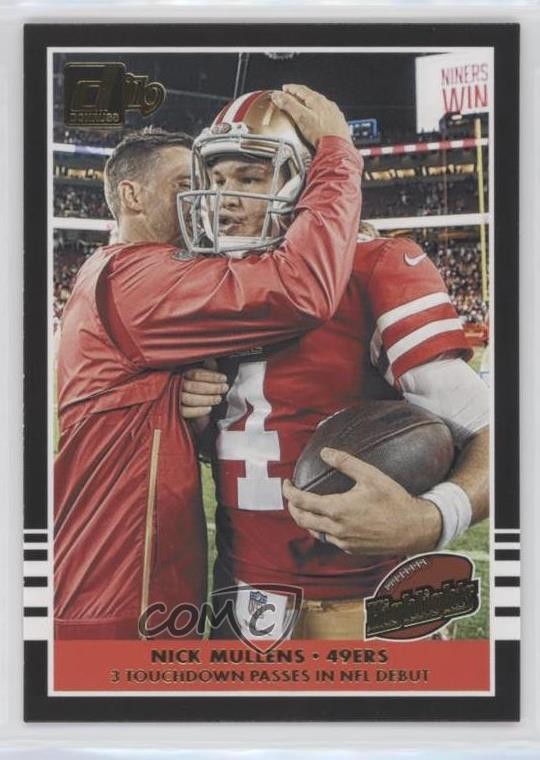 2019 Panini Donruss Highlights Nick Mullens #H-14 0r2i