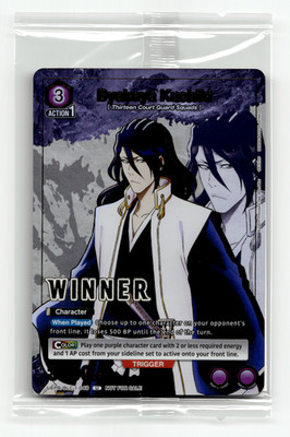Union Arena - Byakuya Kuchiki Foil Winner Promo - Sealed - Bleach Anime
